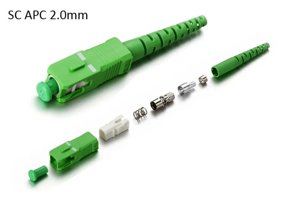 Đầu nối dây nối PBT Duplex SC Fiber Patch Đường kính cáp 2.0mm 3.0mm