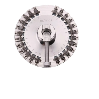 Clixun MPO MT PC Ferrules Fiber Optic Fixtures Máy đánh bóng Jig 24 Ferrules Sợi đánh bóng Jig
