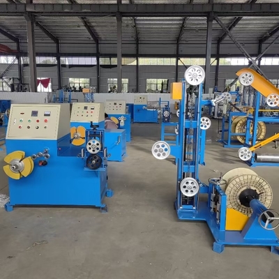 FTTH Drop Cable Cutting Machine Máy cuộn cho dây cáp dán sợi quang ngoài trời dây chuyền sản xuất