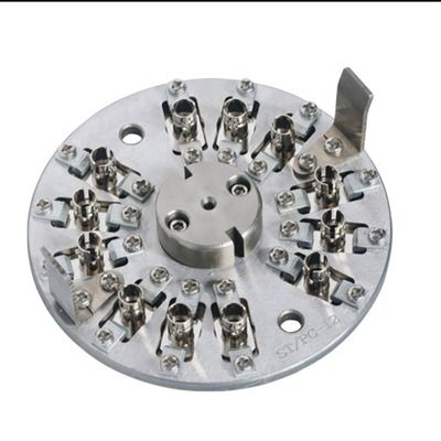 High Efficiency 12 Port ST UPC Polishing Fixture with 110*5mm Size and 3D Pass Rate ≥98% for Fiber Optic Connectors
