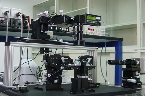 CLX Độ chính xác cao ±0.1μm Hệ thống tự động ghép nối quang PLC bảy trục Thiết bị căn chỉnh sợi quang cho Truyền thông quang học