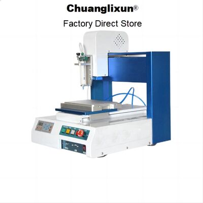 CLX-DJ02 Máy phân phối epoxy sợi quang tự động chính xác cao với nguồn cung cấp điện 300W và nguồn cung cấp điện AC110/220V