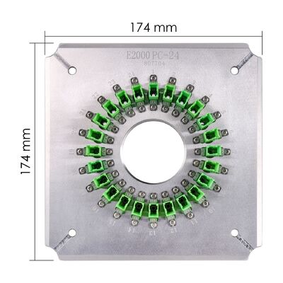 E2000/APC20 Cấu hình đánh bóng sợi quang cổng cho sử dụng FTTH với S136 Stainless Steel Construction