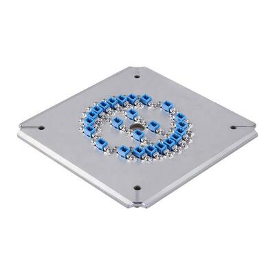 Mặt kết thúc đánh bóng chất lượng cao và dữ liệu 3D LC APC Fiber Optical Polishing Fixture với cấu trúc thép không gỉ cứng