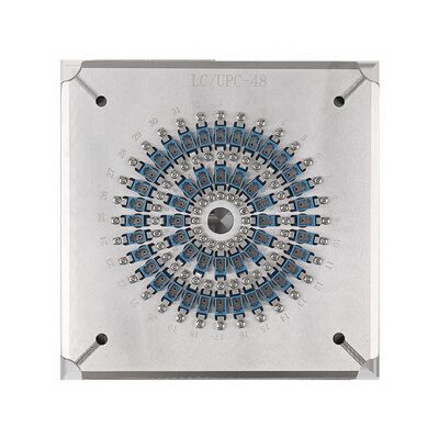 48 cổng LC PC Sợi quang đánh bóng Jig với thép không gỉ cứng cho mài hiệu quả cao