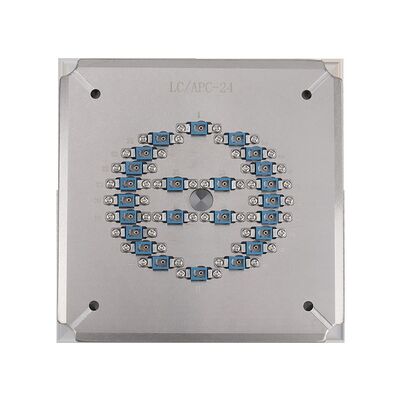 Phụ kiện đánh bóng LC APC 24 vị trí với thép không gỉ S136 cho đánh bóng sợi quang hiệu quả cao