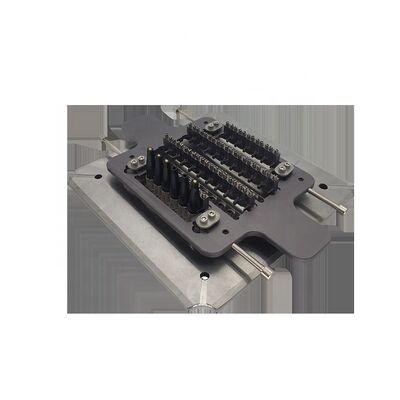 Thép không gỉ cứng Stained Fiber Optic Polishing Jig với lắp ráp / tháo ráp cho mặt cuối được đánh bóng chất lượng cao