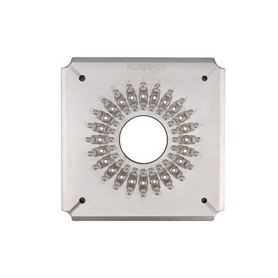 24-Port Fiber Optic Polishing Jig với 2.5mm Ferrule Holder và S136 Stainless Steel Xây dựng cho sử dụng FTTH