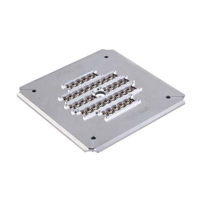 24-Port Fiber Optic Polishing Jig với 2.5mm Ferrule Holder và S136 Stainless Steel Xây dựng cho sử dụng FTTH