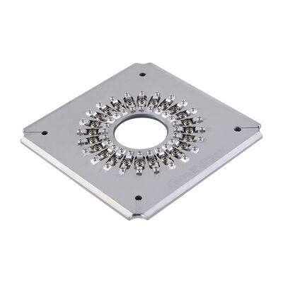 24 Port FC UPC Sợi quang đánh bóng Jig với thép không gỉ cứng S136 cho đánh bóng kết nối hiệu quả cao