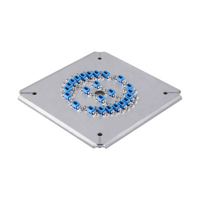 24 Core LC-APC Polishing Fixture với thép không gỉ S2316 để đánh bóng sợi quang hiệu quả cao