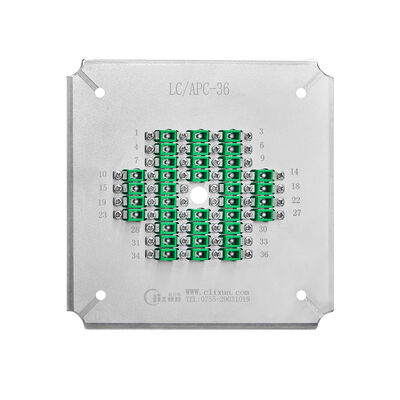 24 Core LC-APC Polishing Fixture với thép không gỉ S2316 để đánh bóng sợi quang hiệu quả cao