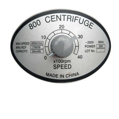Máy sản xuất dây vá sợi quang 400-4000Rpm Máy ly tâm tốc độ cao để bàn