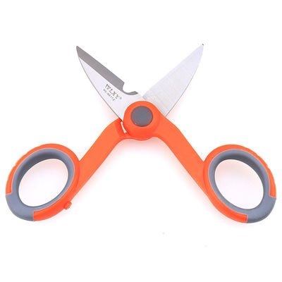 Công cụ cáp quang 14,5cm màu cam Máy cắt Kevlar cho sợi quang Pigtail Jumper