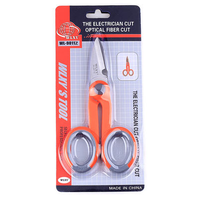 Công cụ cáp quang 14,5cm màu cam Máy cắt Kevlar cho sợi quang Pigtail Jumper