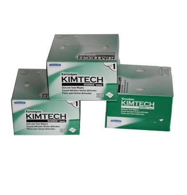 Dụng cụ làm sạch cáp quang không bám bụi Khăn lau có khả năng hấp thụ cao 280PCS / hộp