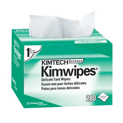 Dụng cụ làm sạch cáp quang không bám bụi Khăn lau có khả năng hấp thụ cao 280PCS / hộp