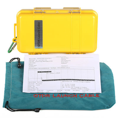 Đầu nối FC / LC / SC / ST Hộp cáp khởi động SM DM OTDR, Hộp khởi động cáp quang 500m 1km