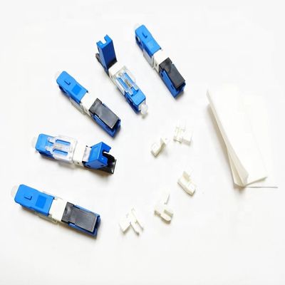 Đầu nối sợi quang bằng nhựa FTTH, Đầu nối sợi quang kết nối nhanh 2 * 3mm