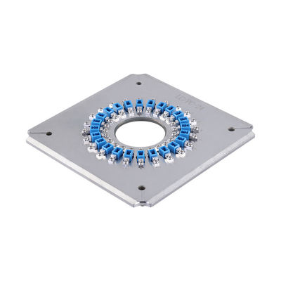 24 đầu nối Bộ cố định đánh bóng sợi quang LC / UPC vuông Hoạt động linh hoạt