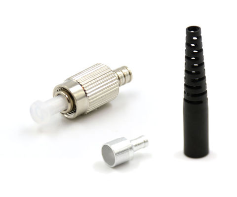 Thân kim loại Simplex Đơn mode Đầu nối sợi quang UPC Fc Pc với khởi động 2.0mm