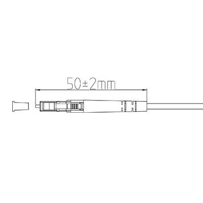 Đầu nối dây sợi quang 3.0mm Tuân thủ SX SM Lc Upc ROHS