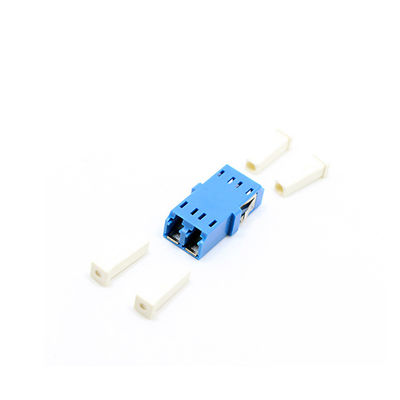 Bộ chuyển đổi song công SM / MM / OM3 / OM4 Lc Apc, Bộ điều hợp cáp quang với màn trập bên trong
