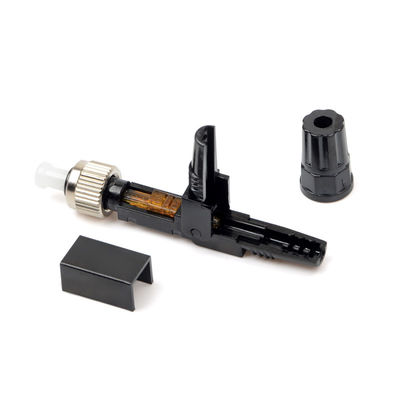 Đầu nối cáp quang nhúng Ftth màu đen Đầu nối nhanh Singlemode