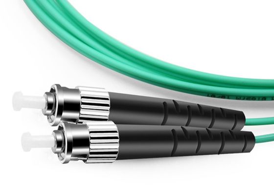 2.0mm 2m Cáp quang song công đa chế độ từ St đến Lc Dây vá OM3 Suy hao chèn thấp