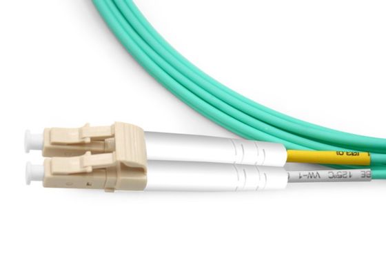 2.0mm 2m Cáp quang song công đa chế độ từ St đến Lc Dây vá OM3 Suy hao chèn thấp