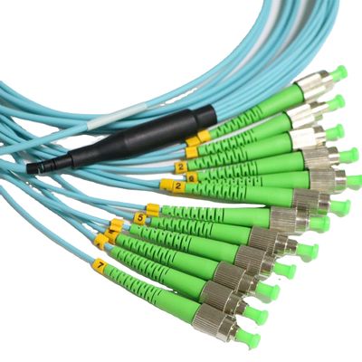 Bộ nhảy dây cáp quang Duplex Simplex 12 lõi với áo khoác màu tùy chỉnh