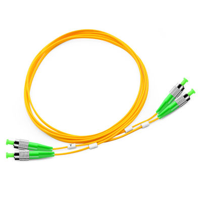 SM 9/125 Dây cáp quang Zipcord Simplex FC APC cho mạng FTTH FTTB FTTX