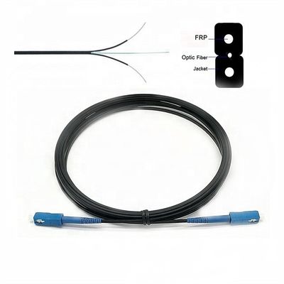 Simplex Đơn chế độ cáp quang Patch Cord SC / UPC Drop Cable Suy hao trở lại cao