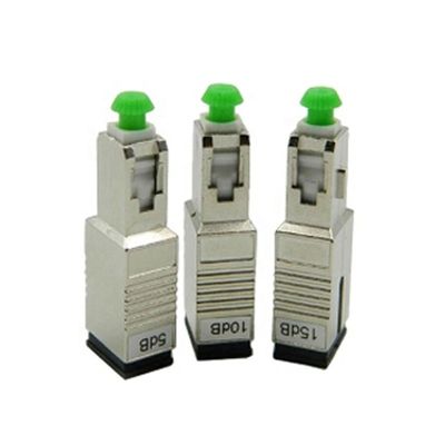 SC APC Bộ suy hao sợi quang biến đổi cố định Khả năng chịu kéo mạnh cho mạng GPON