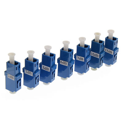 LC / UPC Bộ suy giảm mặt bích cố định 5db Sợi quang từ nữ đến nữ PDL thấp