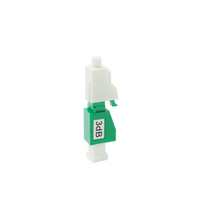 Chế độ đơn 3dB APC LC Bộ suy hao sợi quang Loại phích cắm Bước sóng 1310 / 1550nm