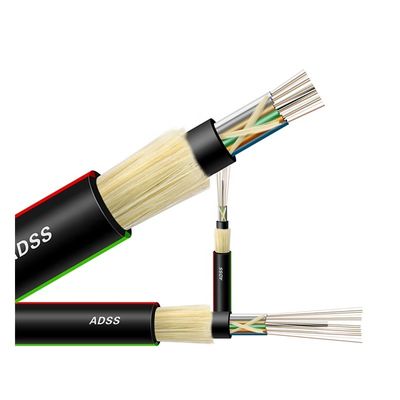 Cáp quang Adss 48 Core Aerial Patch Cord Cable Chế độ đơn Độ dài nhịp lớn
