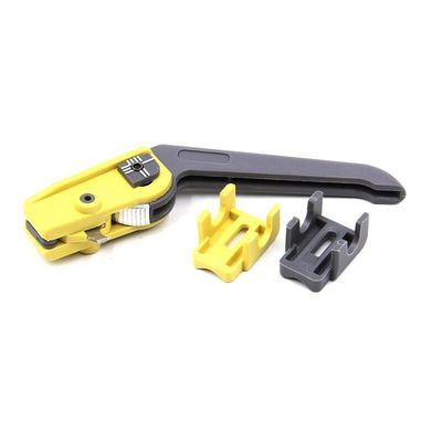 Công cụ cáp quang màu vàng Bộ cắt cáp dọc Vỏ bọc cáp Mạng FTTB FTTX