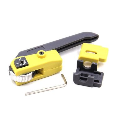 Công cụ cáp quang màu vàng Bộ cắt cáp dọc Vỏ bọc cáp Mạng FTTB FTTX