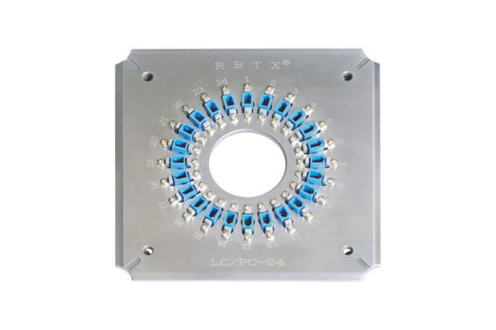 LC PC Housing Fibre Patch Cord Polished Fixture 24 Connecting A Time
