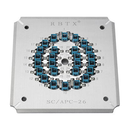 LC SC FC ST PC APC Đồ gá đánh bóng sợi quang Giá đỡ hình vuông
